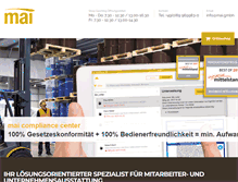 Tablet Screenshot of mai-gmbh.eu